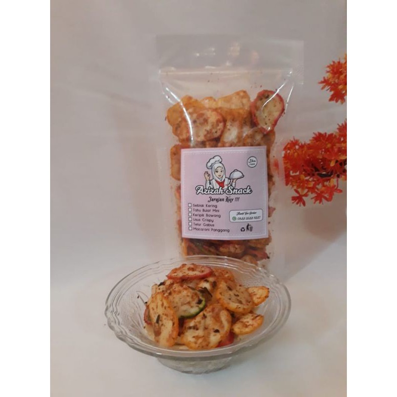 

Azizah snack (krupuk seblak kering)