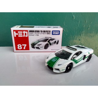 Jual Tomica No 87 Lamborghini Aventador LP 700-10 Dubai Police Car