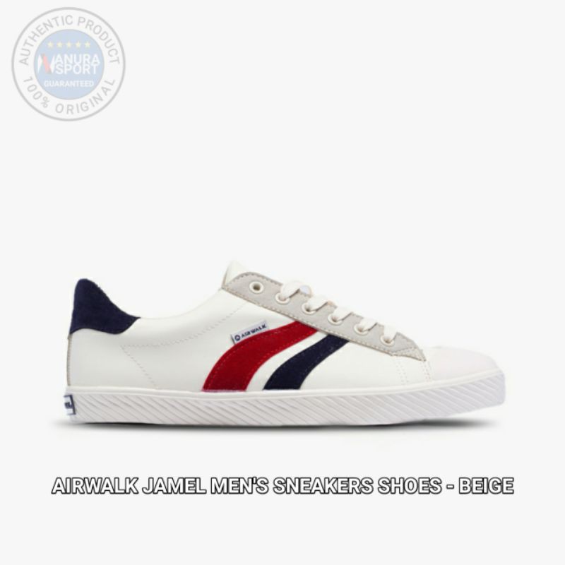 beige white sneakers