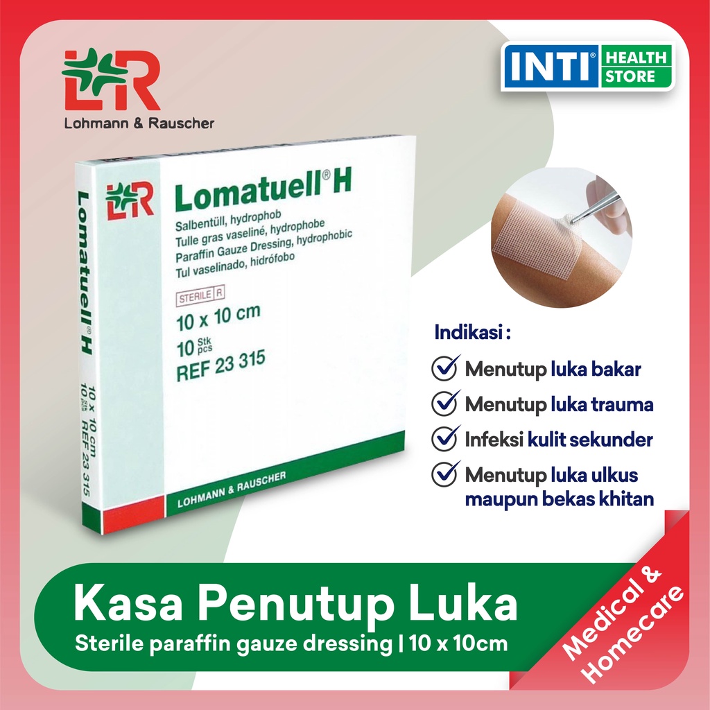 LR | Lomatuell 10 x 10 | Kasa Penutup Luka | Kasa Dressing Luka