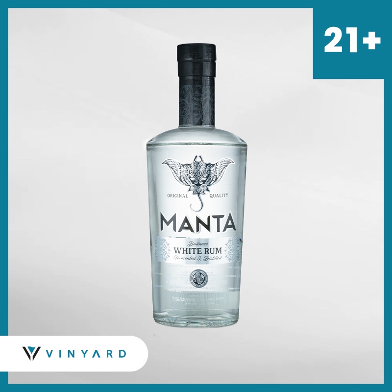 Manta White Rum 700 ml Setipe Bacardi White Rum