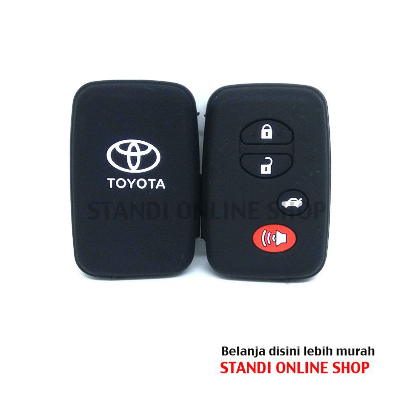 Kondom Kunci Silikon Remote Keyshirt Toyota New Camry 4 Tombol