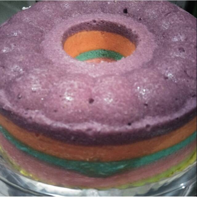 

Bolu kukus pelangi