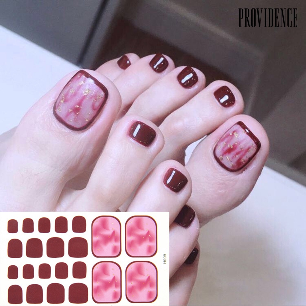 Providence Stiker Kuku Motif Hati / Bulan / Daun Tahan Air Untuk Nail Art