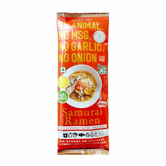 

Higashimaru Samurai Ramen Red Vegan [220g 2 Porsi] No Pork,No Alcohol. impor jepang