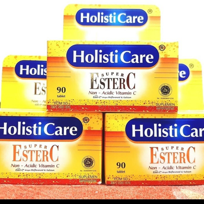 HOLISTICARE SUPER ESTER C Botol Isi 30 - Vitamin C Aman Untuk Lambung Tablet