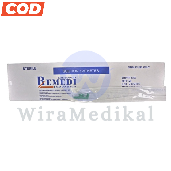 Suction Catheter Remedi With Control Fr10 dan Fr12 / Suction Cateter /S. Chateter