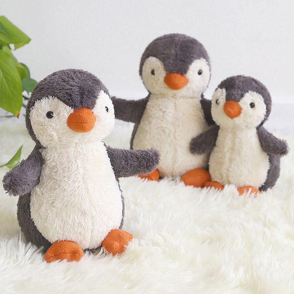 REBUY Rebuy Penguin Plush Toy Fluffy Hadiah Ulang Tahun16 /20 /30 cm Mainan Lembut Boneka Pinguin Permukaan Halus Hadiah Anak Boneka Menenangkan Boneka Hewan