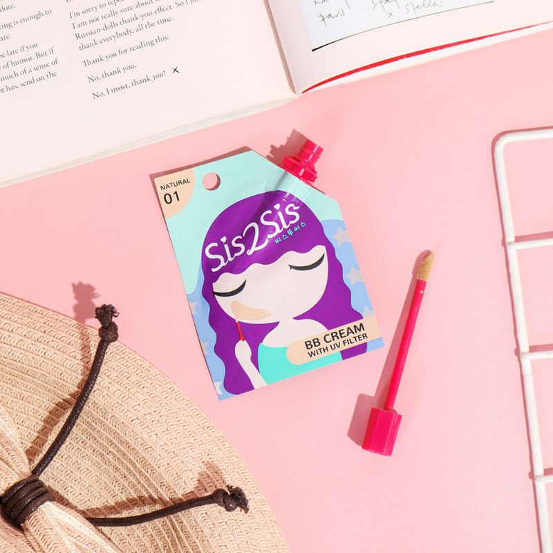 [SALE] Make Up Sachet Sis2Sis BB Cream 01 - Natural
