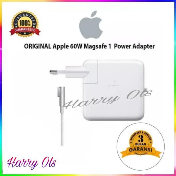 Adaptor Charger Laptop Apple MacBook Magsafe1 60W for Mac Pro..white | Adaptor Laptop