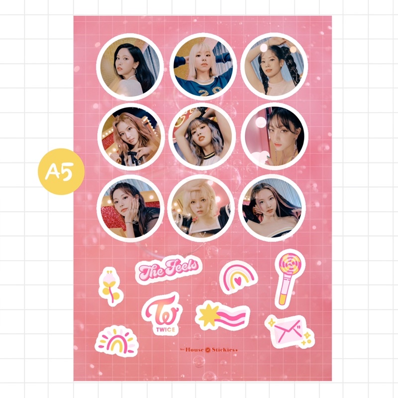 Stiker Kpop TWICE The Feels Edition