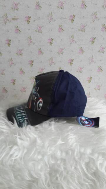 Topi Anak Cowok Spiderman Avengers Marvel