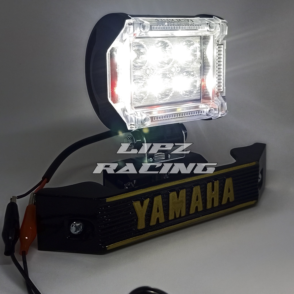 LAMPU TEMBAK / LAMPU SOROT LED MODEL CR-4594 + KUMIS YAMAHA RX-KING , RX-SPESIAL , RX SERIES