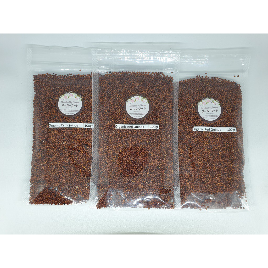 

Red Quinoa 100gram I Kaya Serat