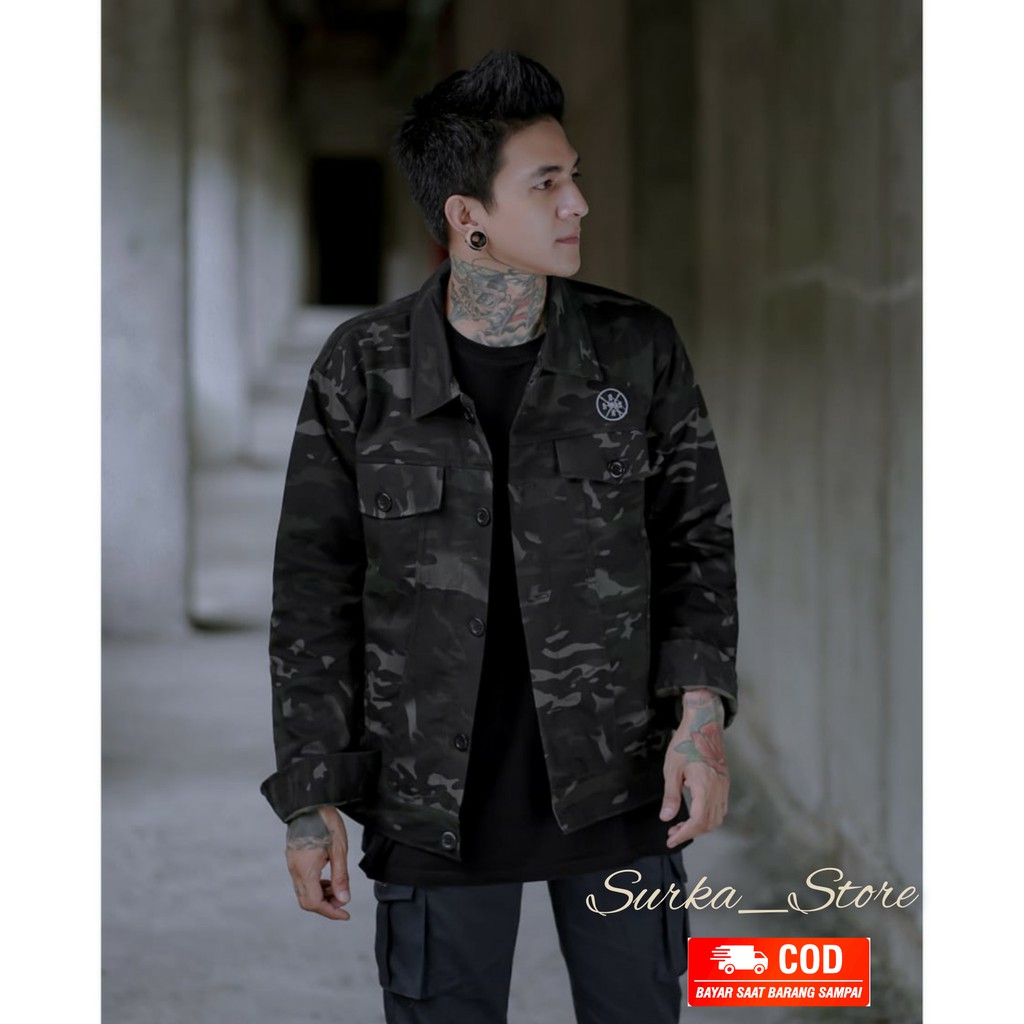 JAKET CAMO PREMIUM - JAKET PRIA CAMO - JAKET BGSR CAMO PREMIUM