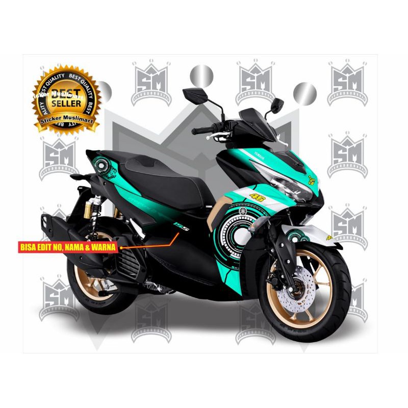 Decal Aerox Sticker Variasi toska full body #stiker888