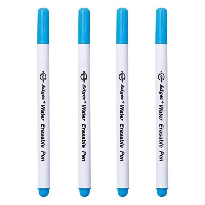 

Water Erasable Pen / Spidol Penanda Kain / Fabric Marker Merk Adger Seworld2 Berkualitas
