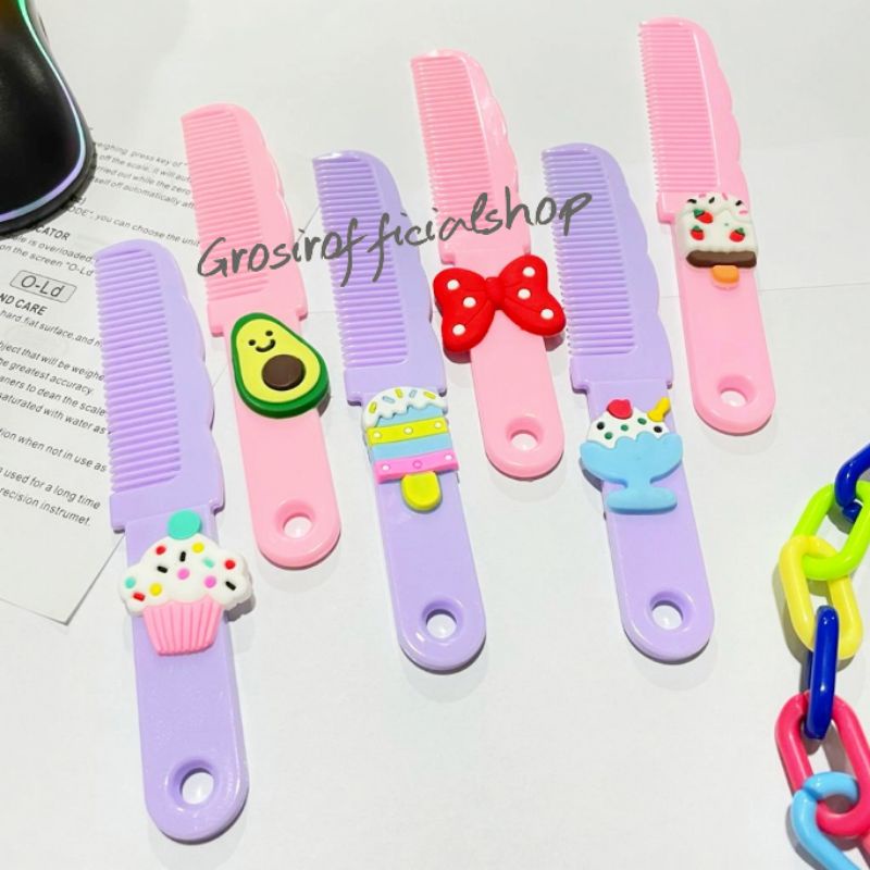 SISIR MINI KARAKTER - SISIR RAMBUT MOTIF - SISIR PRAKTIS - SISIR RAMBUT ANAK