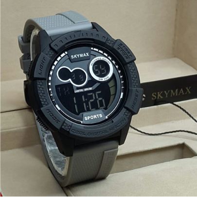 Jam tangan pria Digital original SKYMAX 2028G standar militer Bergarnsi Bisa Berenang