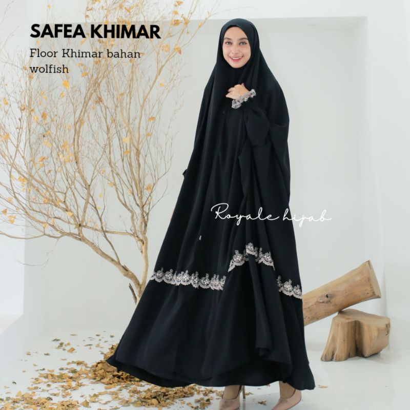 Safea Khimar FK long khimar over head ori royale hijab