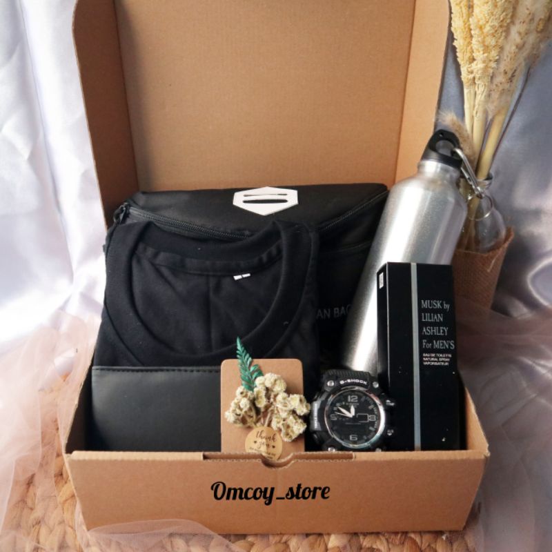 

Hampers Premium/Gift Box terlaris/Hampers cowok murah