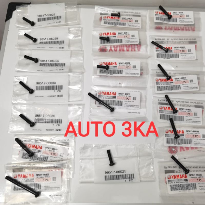 BAUT KALTER 18 PCS RX KING RXS SPECIAL RXK - BAUT BLOK BAK MESIN RXKING - BAUT COVER CRANKCASE 98507