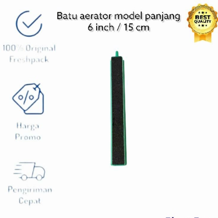 BATU AERATOR PANJANG 6&quot; 6 inch 15cm Gelembung Udara air stone 15 cm