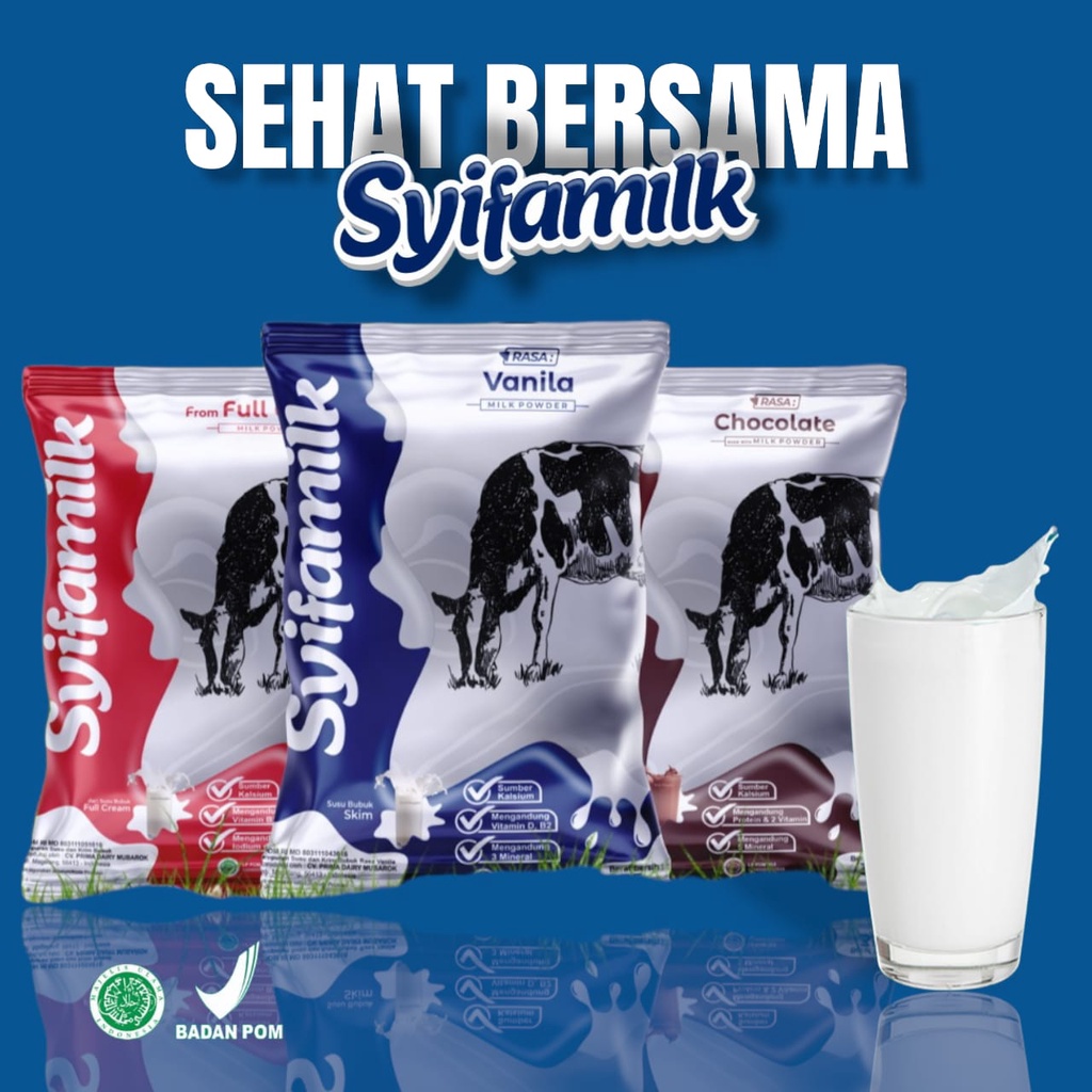 

SYIFAMILK Susu Sapi Susu Diet Susu Gemuk Badan 350gr Susu Penggemuk Badan Diet BPOM