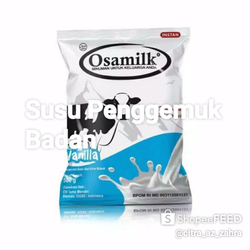 

Susu Sapi Osamilk Penggemuk Badan Anak dan Dewasa