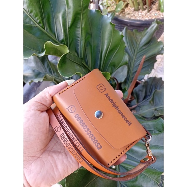 (GRATIS ONGKIR) CARD POCKET / DOMPET KALUNG KEKINIAN KARTU CUTSTOM TULISAN NAMA NO HP LOGO DLL | dom
