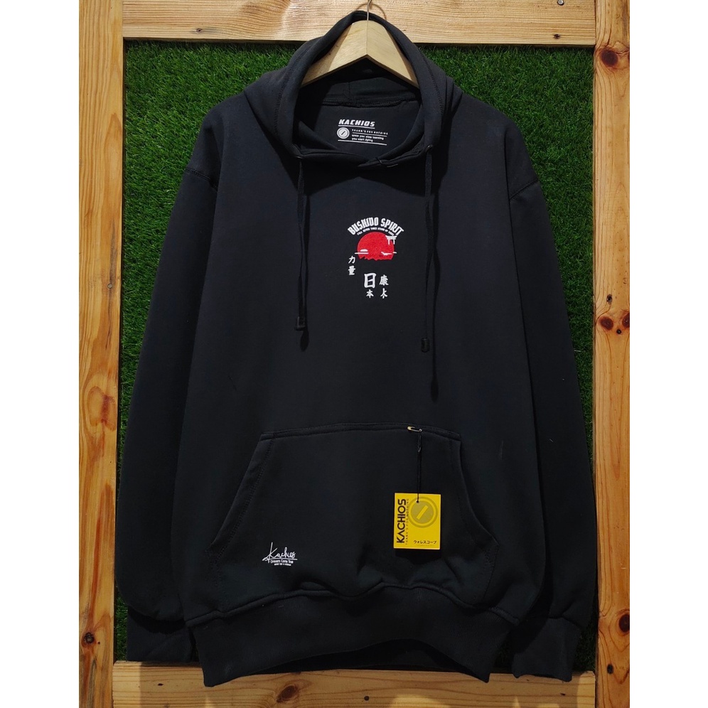 hoodie pria distro original asli bandung sweater jumbo xxl cowok polos lokal brand khacios warna hit