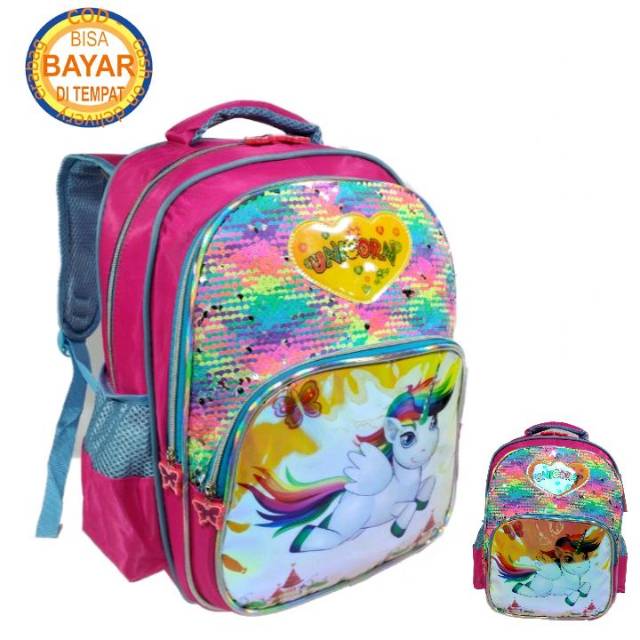 Tas Ransel anak sekolah wanita UNICRON 8025