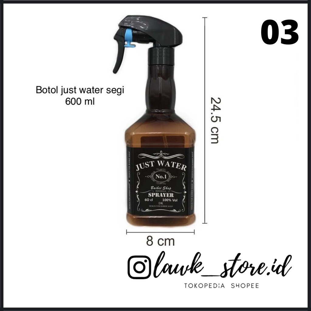 Jual Botle Spray 03 Barber Semi Embun / Botol Spray Barber | Shopee ...