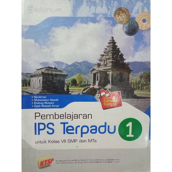 BUKU IPS TERPADU KELAS 1 SMP PLATINUM