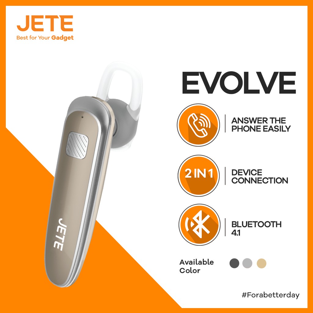 Earphone Bluetooth JETE EVOLVE