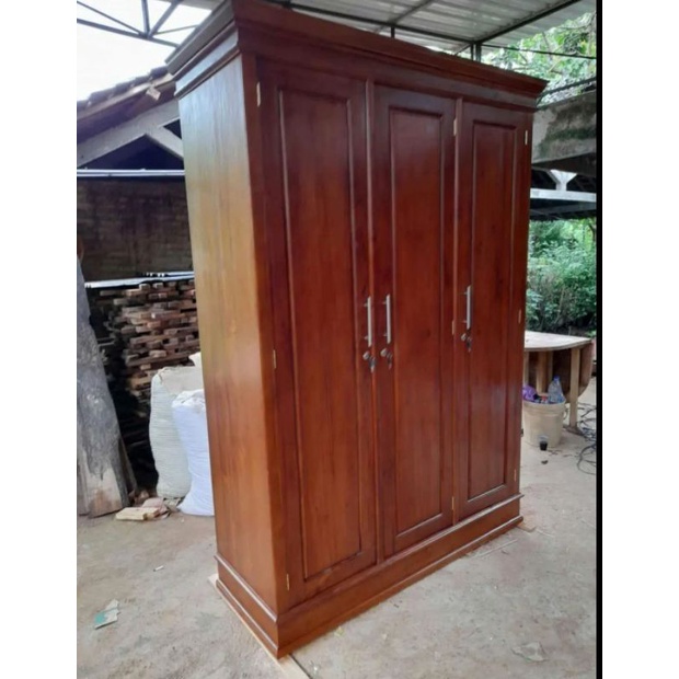 Almari jati/Almari pakaian/Almari kayu/Almari pintu 3