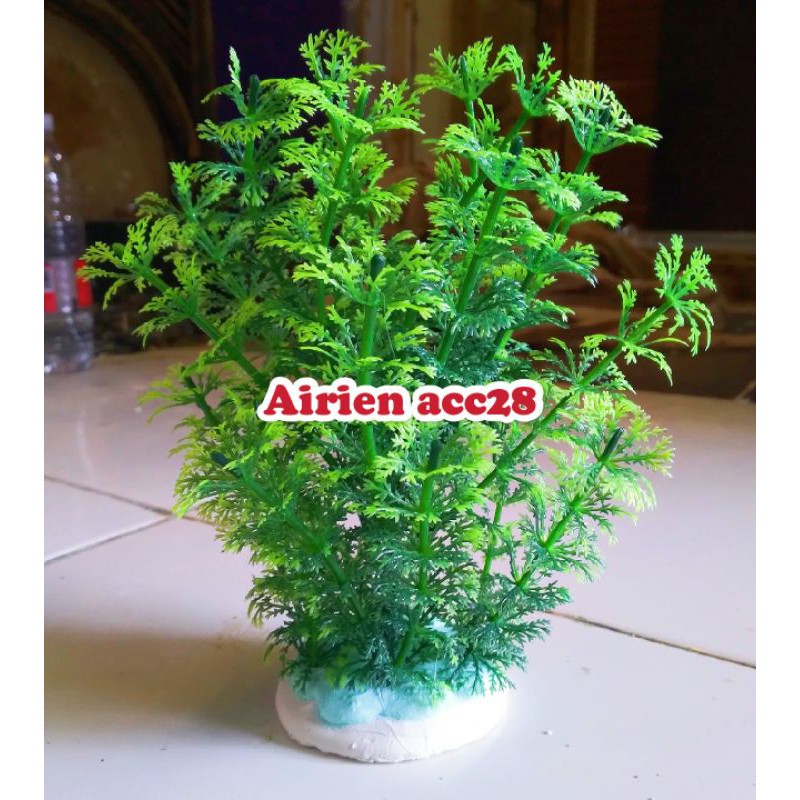 Hiasan aquarium pelastik kerang warna untuk dekorasi akuarium dan aquascape