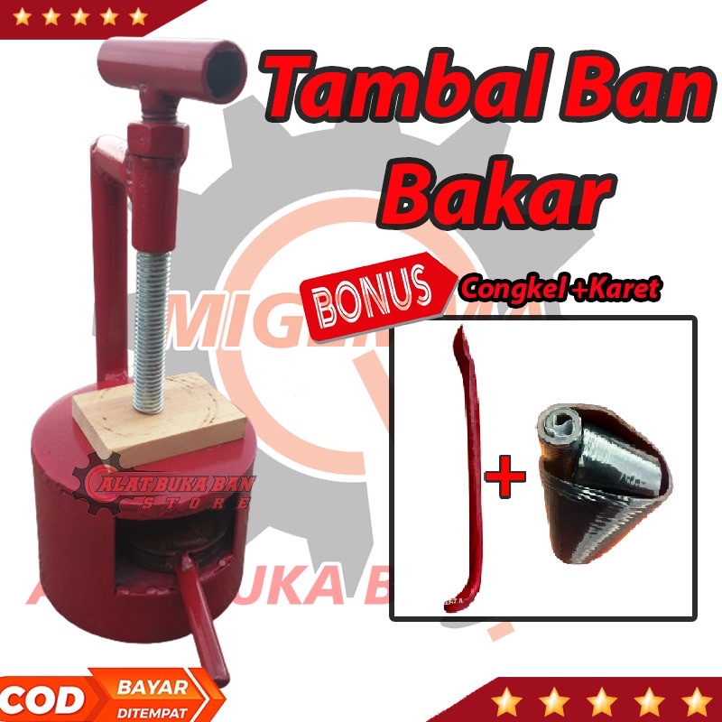 Tambal ban bakar murah bonus alat tambal ban