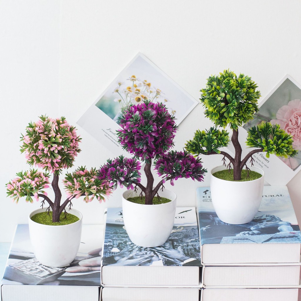 TANAMAN BUNGA PLASTIK DEKORASI RUMAH TANAMAN HIAS IMPORT MURAH-2