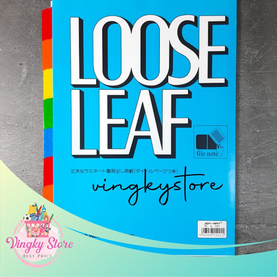 

Pembatas Isi File Binder / Loose Leaf B5-IL-08C