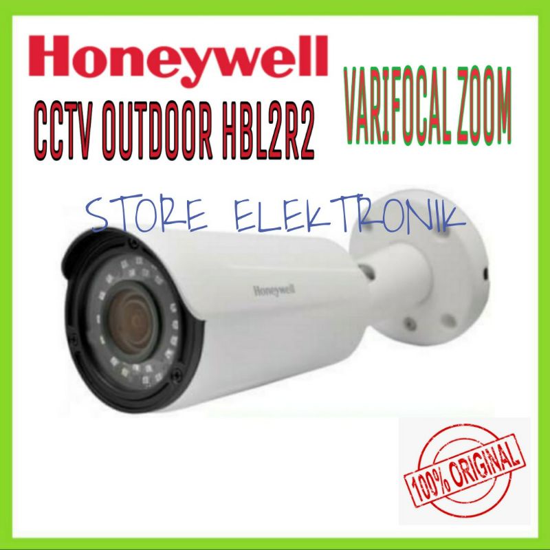 Camera CCTV Bullet HONEYWELL HBL2R2 OUTDOOR Varifocal Zoom Full HD 1080P