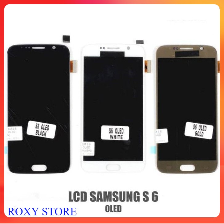 Lcd Touchscreen Samsung Galaxy S6 Flat G920 Fullset Oled