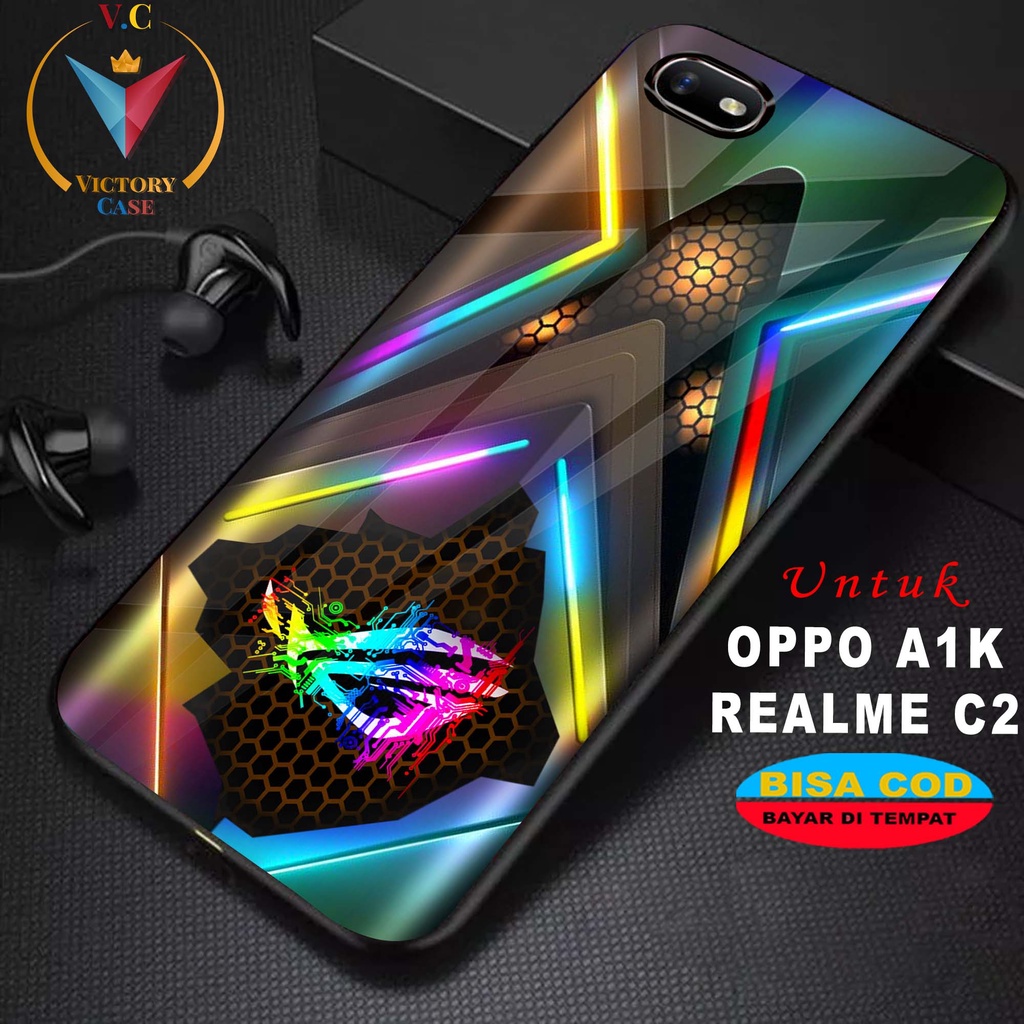 Case Oppo A1K C2  Victory Case [ ROG.NW ] Case Hp Glossy Casing Hardcase Softcase Bisa cod