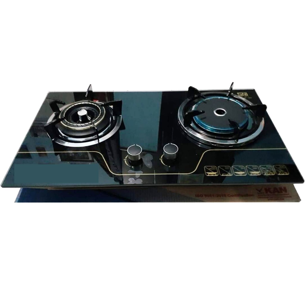 Kompor Tanam 2 Tungku Mix Bara Dengan Infrared