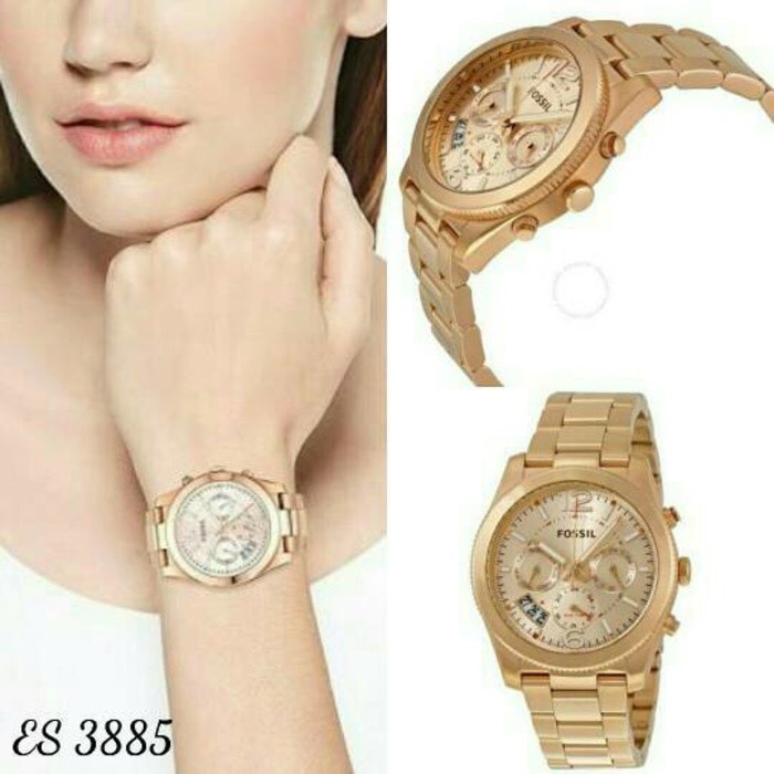 MUST HAVE Jam Tangan Wanita Merk Fossil ES 3885 / ES 3884 / ES 3883 Original TERLARIS