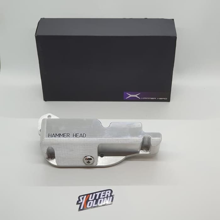 Hammer Head Cover Oli Mesin Vespa Sprint Primavera 3v iget abs silver