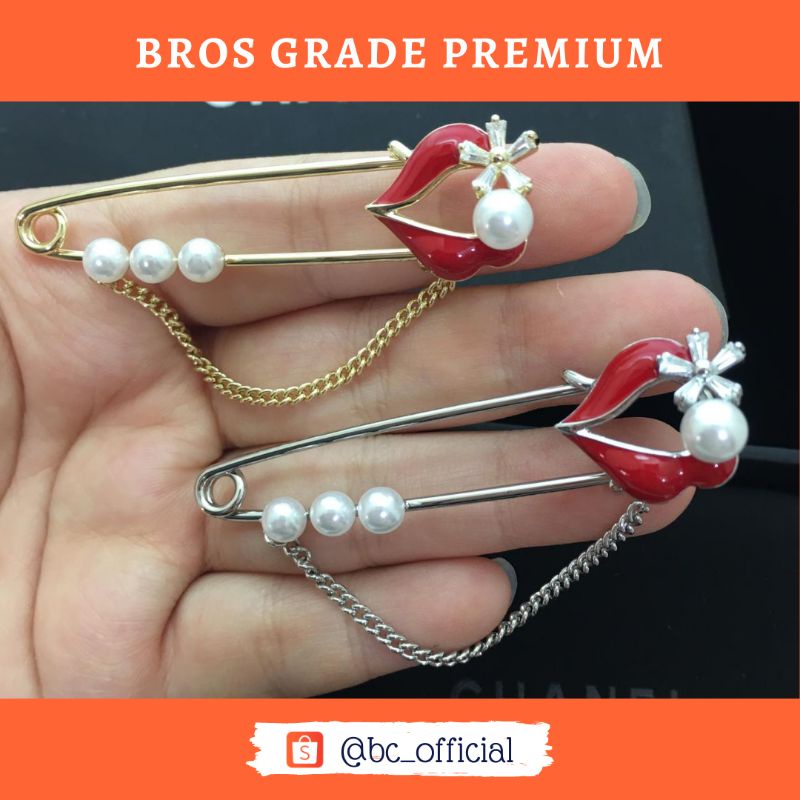 BCID Brooch Peniti / Bros Chanel Premium / Bros HIjab
