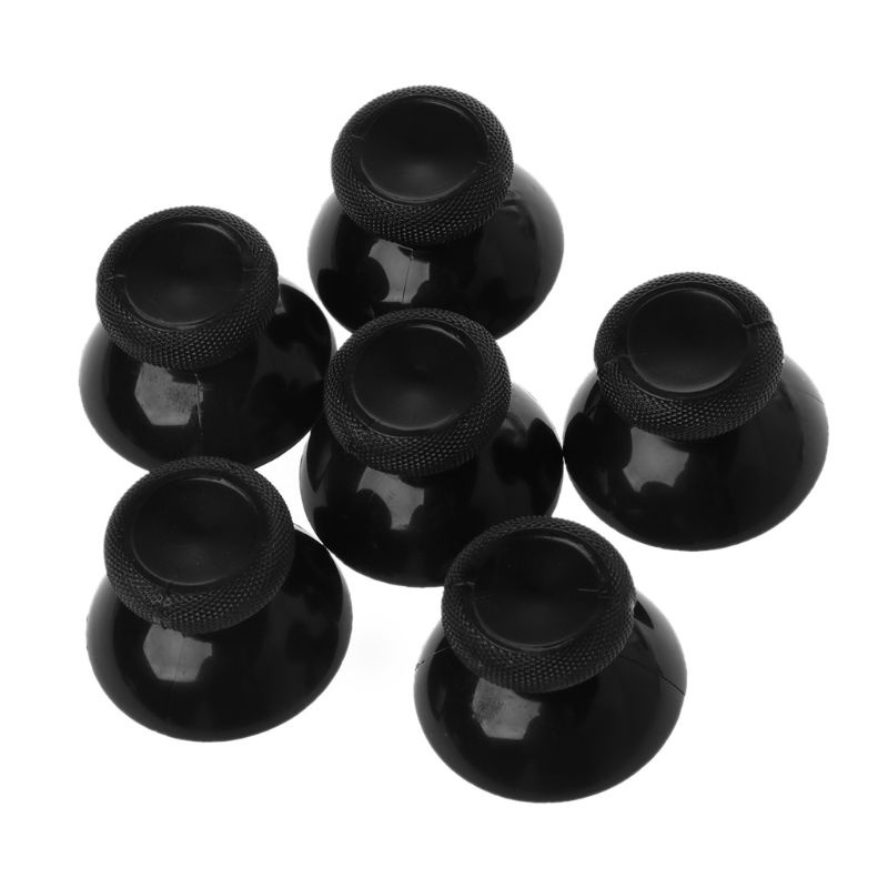 Btsg 6pcs / Set Cap Thumbstick Joystick Analog 3d Pengganti Warna Hitam Untuk Xbox One X Elite S