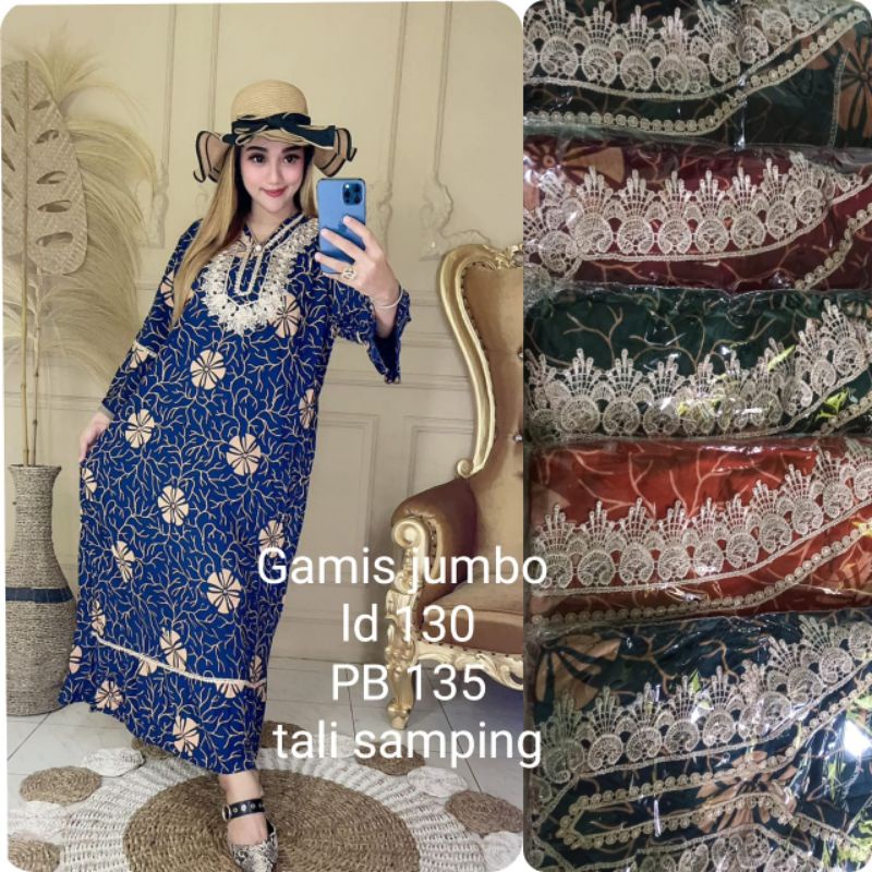 Gamis#renda#jumbo