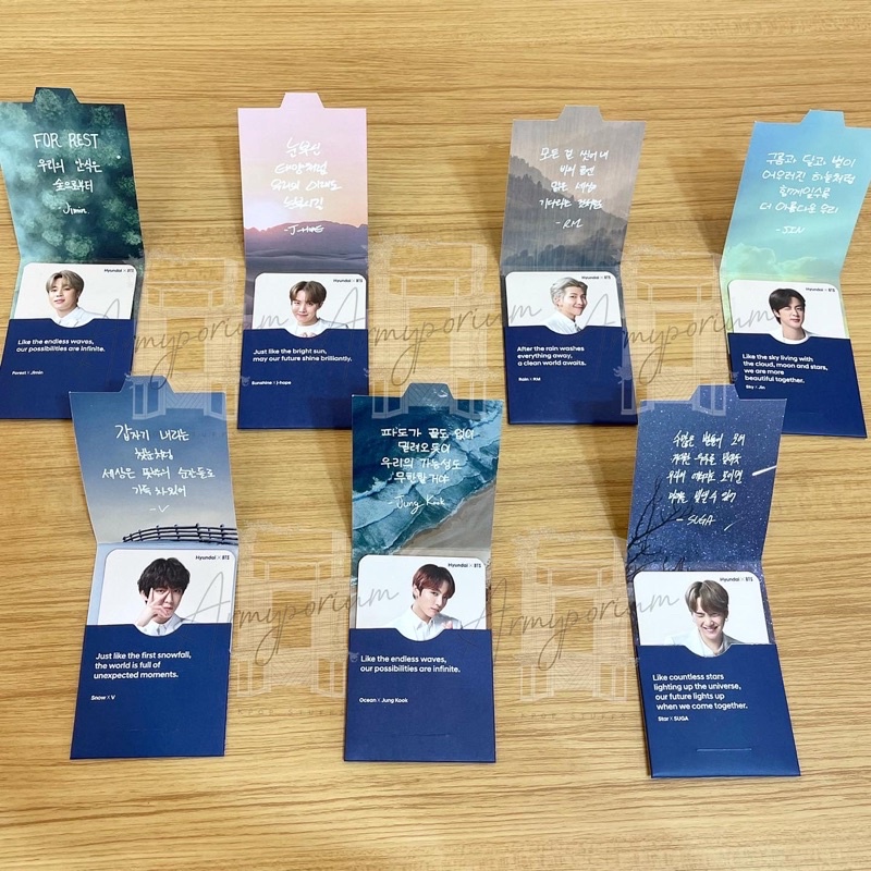 [BOOKED] Photocard Hyundai x BTS